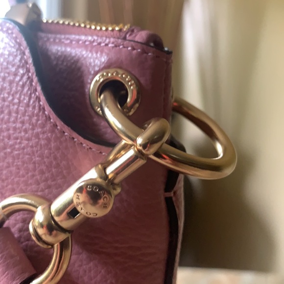 COACH Remi Satchel Pebbled Leather - - Picture 11 of 14